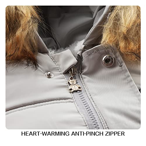 Image of Baby Girl Winter Snowsuit Toddler Jacket Clothes For Boy Infant Jumpsuit Hoodied