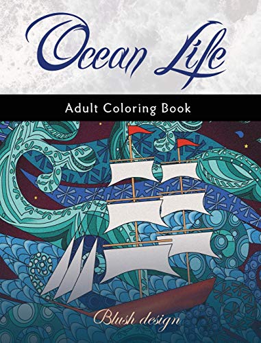 Ocean Life: Adult Coloring Book image 3