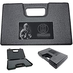 Maletin Para Pistola ECOMMUR Maletín de PVC con Interior Acolchado. Funda de protección y Transporte para Pistolas, revólveres y Armas Cortas en General