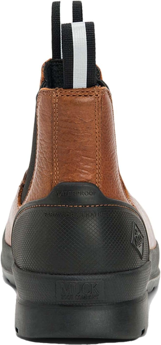 MUCK Men's Chore Farm Leather Chelsea Boot