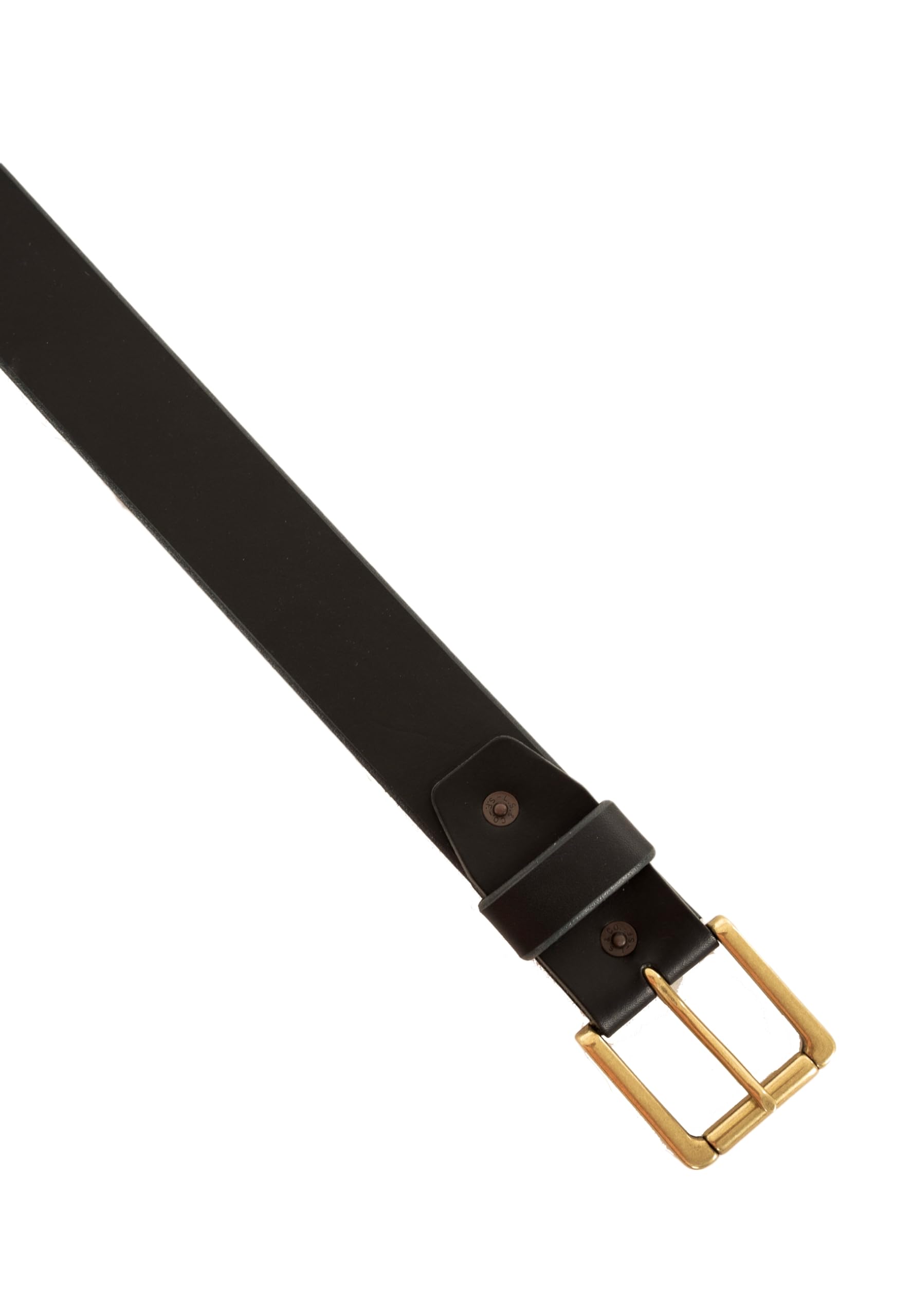 Levi's Męski pasek Heritage, Zwykły czarny, 95 cm