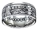 ARTISAN COINAGE MORGAN Silver Dollar U.S. Coin Ring (Sizes 7-15) - Custom Handmade in USA (Antiqued/Tails, 7)