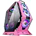 Produktbild KEDIERS PC Gehäuse Gaming Tower Gehäuse 7 PCS RGB-Lüfter ATX Mid Tower- USB3.0 - Fernbedienung - 2 gehärtetes Glas - Kühlsystem - Luftstrom - Kabelmanagement