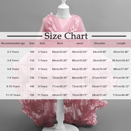 Girl's Princess Dresses Casual Dressy Bowknot 2025 Girls Tuxedo Comfortable Wedding Party Summer A Line Lightweight Gowns3