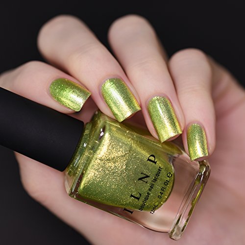 Image of ILNP Short Circuit - Radiant Yellow-Green Ultra Metallic Bright Nail Polish