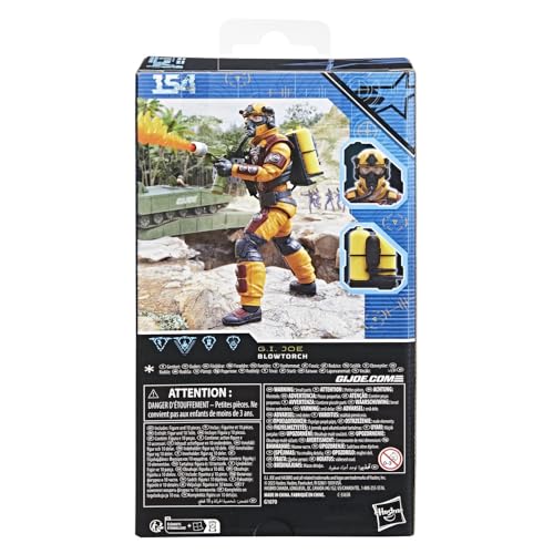 G.I. Joe Classified Series #154, Blowtorch, Collectible 6 Inch Action Figure with 10 Accessories - Thumbnail 6