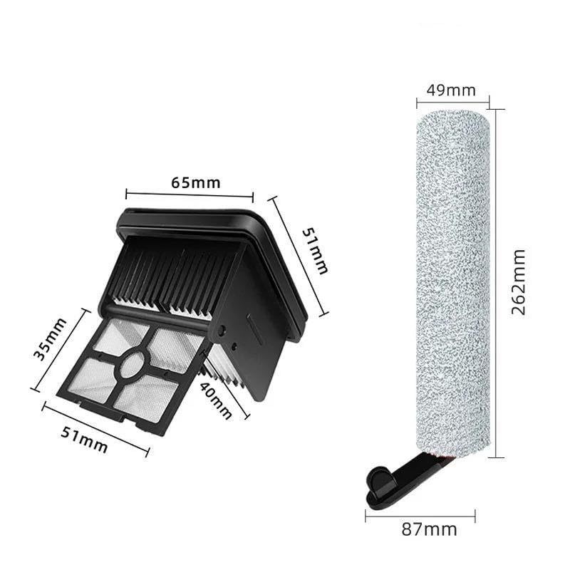 zhangzhe H12 Pro/Plus/dual Soft Brush Nass-Trocken-Staubsauger Roller Hepa Filter(Set 6)