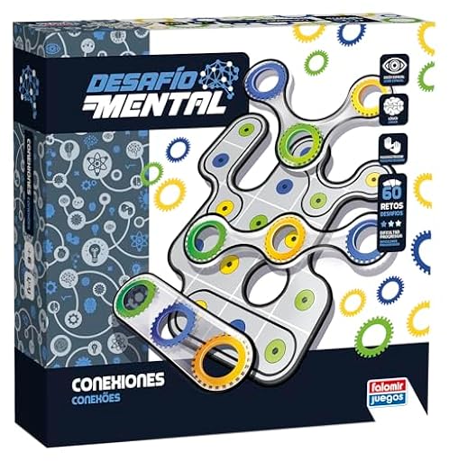 Falomir - Desafío Mental Conexiones | Juego de Lógica y Estrategia | para 1 Jugador (6+ Años) | Ya disponible en tu tienda friki favorita! En mundofriki.es!