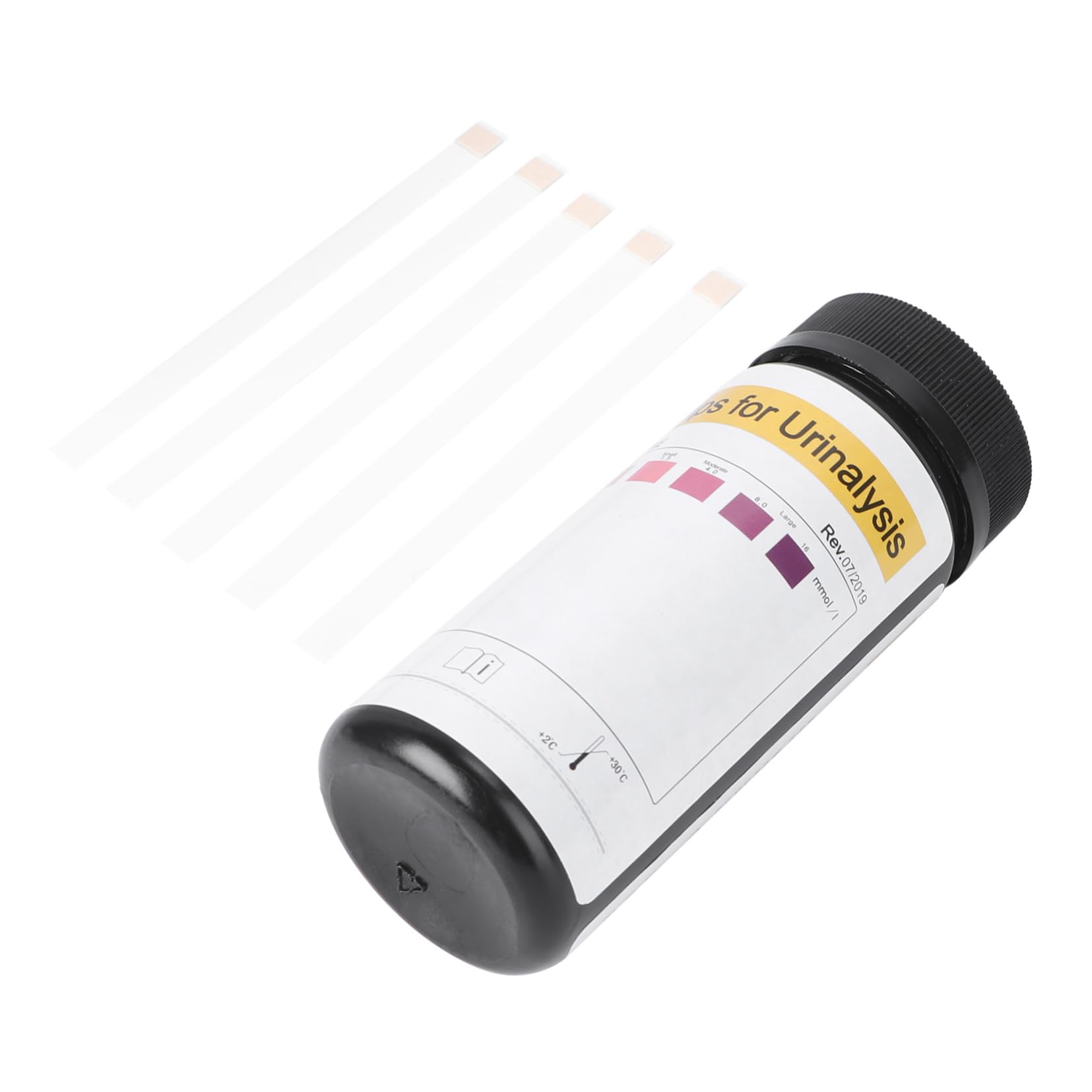 Healvian Ketone Urine Test Strips 50 Sheets Accurate Ketone Body Self-Test for Fat Loss Easy to Use Urine Testing Paper for Monitoring