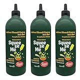 Food-United SqueezeMe Natives Olivenöl Extra 3x500 ml von Pantaleo für einfache Dosierung & präzise Nutzung, perfekt zum Anbraten, Verfeinern & Sautieren von Fleisch, Fisch, Gemüse, Pasta & Salat