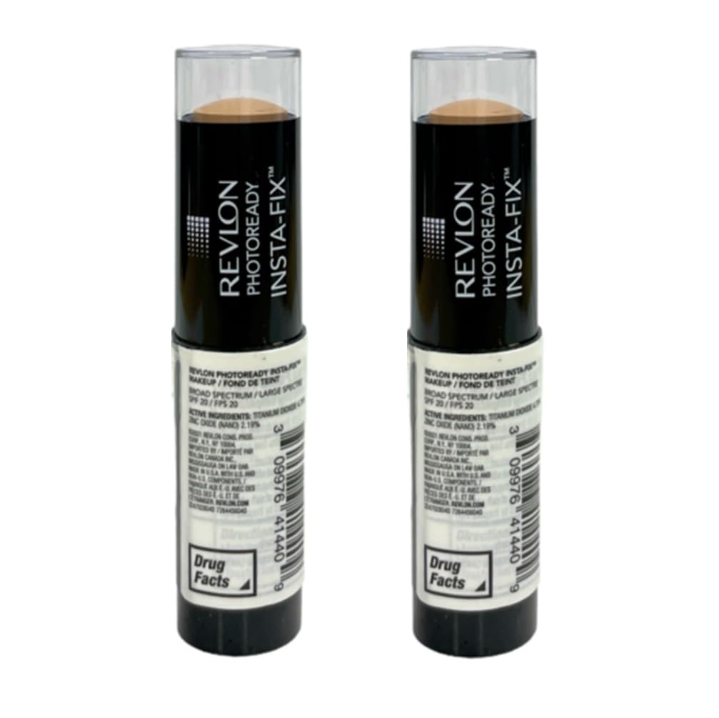 Pack of 2 Revlon Photoready Insta-Fix Makeup, Nude 140