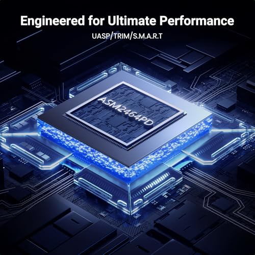 UGREEN 40Gbps M.2 NVMe SSD Enclosure with Cooling Fan&Anti-Drop Cover - image 7