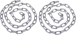 TEHAUX 2pcs 1 Metal Chandeliers Stainless Steel Chains Heavy Duty Chain Chain Links Metal Chains Heavy Duty Zinc Plated Chain Small Chain The Chain Link Iron Chain Coil Chain Link Chain