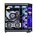 Velztorm LCD Black Praetix Custom Built Y70 Touch Gaming Desktop (Radeon RX 9070 XT 12GB (Beats 5070 Ti), Liquid Cooled Intel i9-14900K, 32GB DDR5, 2TB PCIe SSD, 1000W PSU, WiFi 6E, Win11P)