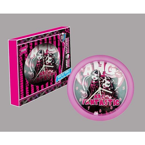Monster High Reloj de pared de 25 cm DIAM