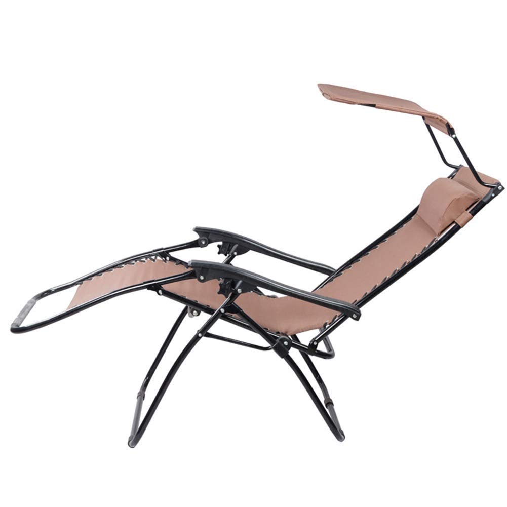 Chaise longue de piscine pliante grand format extérieur de plage