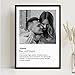 Póster personalizado para pareja