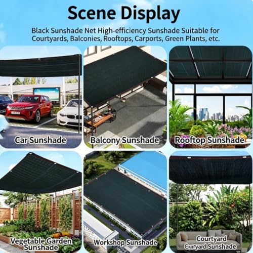 Toile d'ombrage filet pare-soleil résistant à structure renforcée