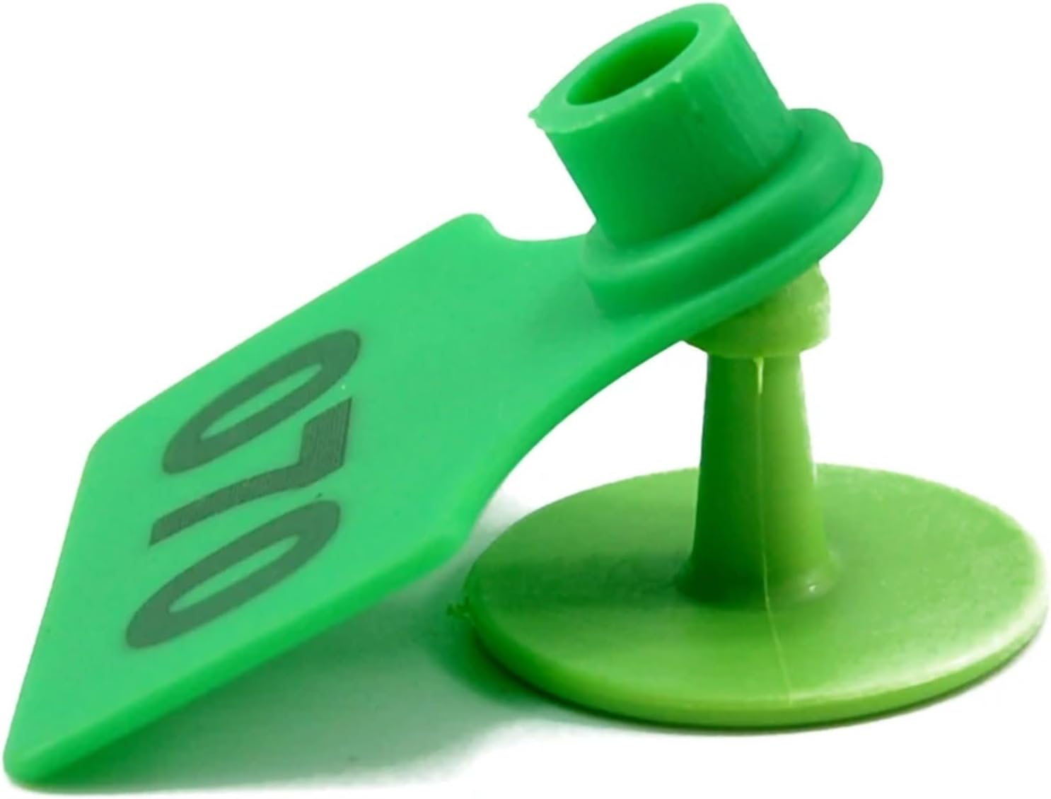 Durable 500Pcs Farm Animal Eartags and Pig Ear Tags, Livestock Supplies, Plastic TPU Identification Label for Cow Cattle Goats Sheep(Green)