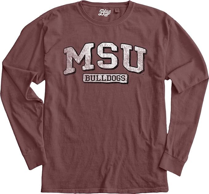 Blue 84 NCAA Unisex-Adult NCAA Officially Licensed Long Sleeve T-Shirt Team Color Dyed Ringspun Vintage - Image 3