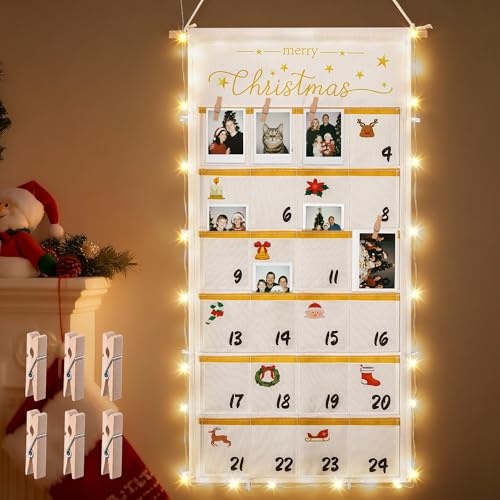 Christmas Photo Advent Calendar Countdown Board