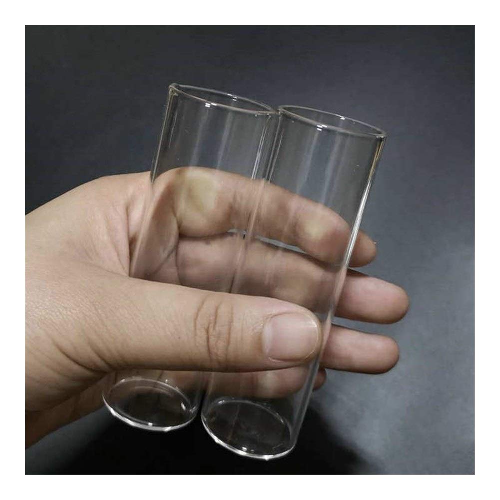 PYouo-Grandi provette, 24pcs / Lot Fondo Piatto Prova Tubo di Vetro, 30x100mm 50ml, con Tappi di Sughero, for i Tipi di Laboratorio, Materiali di Alta qualità