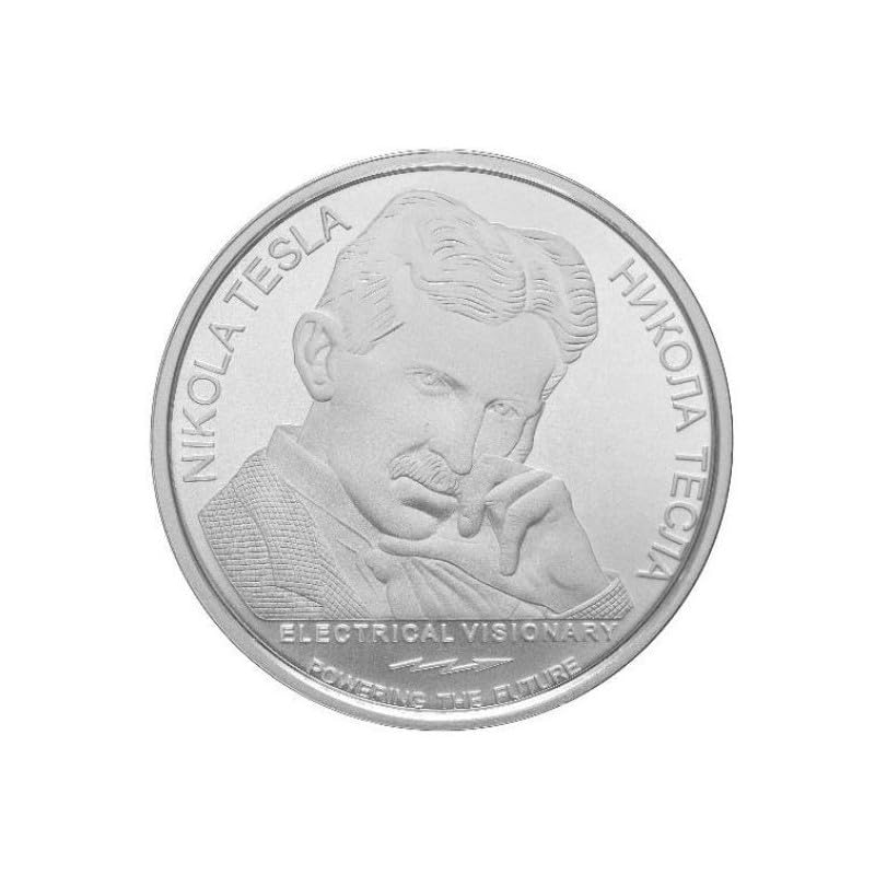 1 oz Silbermünze Serbien - Nikola Tesla Niagara Falls (Hydroelectric Power) 2024-1 Oz Silber Silver Coin