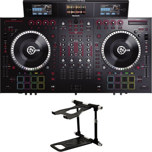 1 pezzo Numark NS7 III DJ Controller + Crane Elite cv5 supporto portatile