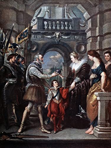 Imagen de lienzo Enrique IV de Rubens reproduccion artistica de alta fidelidad 60x90cm