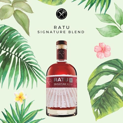 RATU Signature Blend 8 Jahre | 35% | 0,7 L | Gold prämierter Rum | süss & lecker…