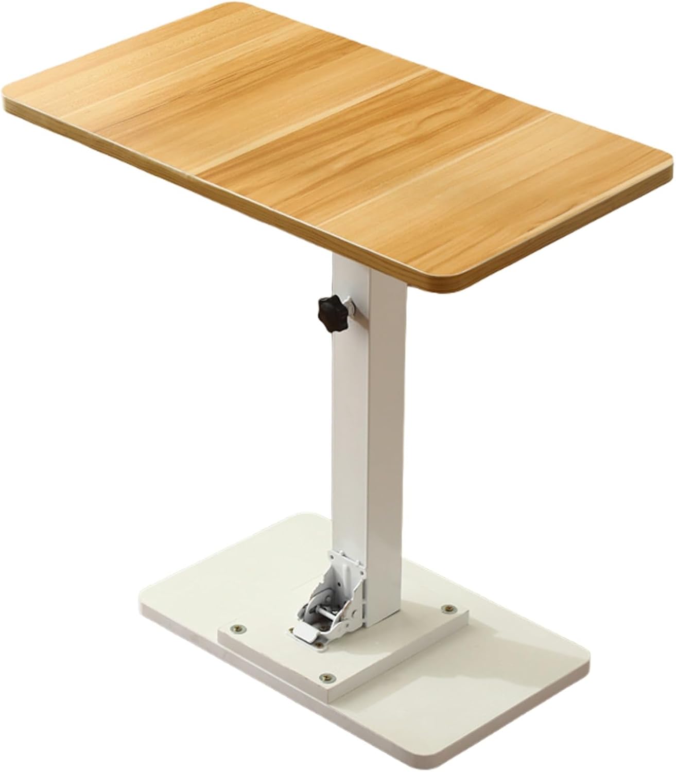 RV折りたたみテーブル、高さ調節可能なRVテーブル、厚いスチールフレーム脚、狭いスペース、ホームオフィス、寝室に最適(Beige)
