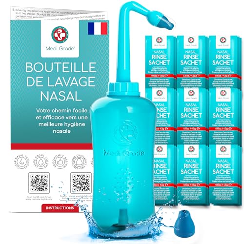 Medi Grade Bouteille de Lavage Nasal 500ml
