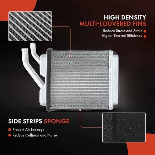 A-Premium HVAC Heater Core Compatible with Chevry C10 C20 C30 K10 K20 Pickup, C10 C30 Panel & GMC Suburban, 1000 1500 2500 3000 3500, G1500, K1000, PB1000 Series, PB15 Series, PB1500 Series by A-premium - Image 4