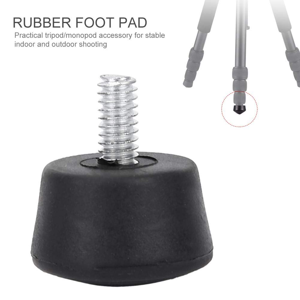 Pad Antiscivolo Universale in Gomma M8 Spike Foot Pad, Portatile Resistente Stabile 1 / 4in / 3 / 8in Foot Pad Accessorio Fotografico per treppiede Monopiede, Outdoor/Indoor di Pollice)