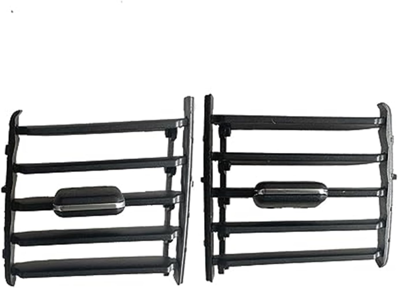 Rear, for Seat, Armrest AC Air Vent Grill Folding Cilp Trim, for VW, for Golf, 7 7.5 GTI R Line 2014 2015 2016 2017 2019 Car Air Vent Grille(BLACK 1 Pair)
