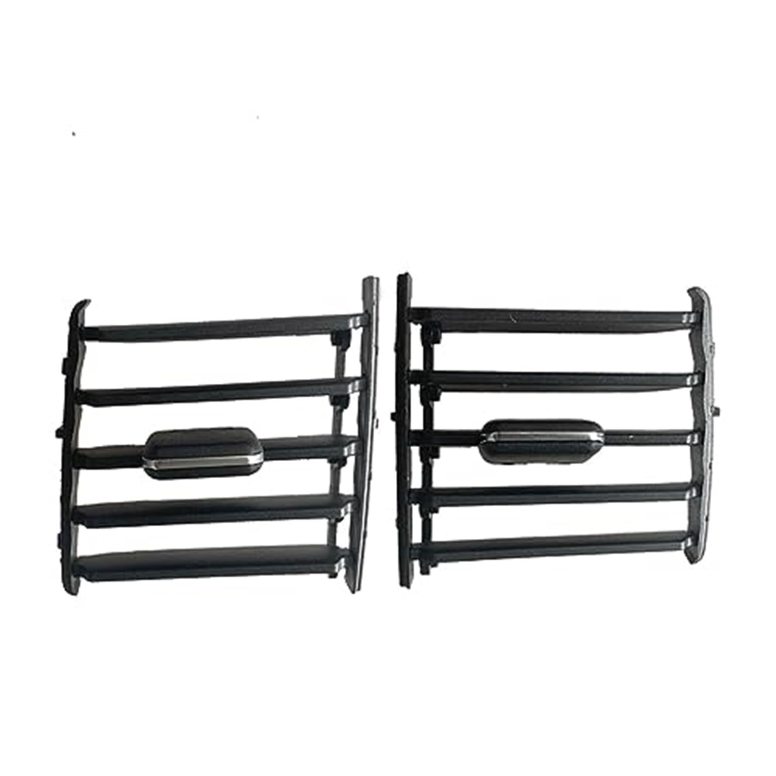 Rear, for Seat, Armrest AC Air Vent Grill Folding Cilp Trim, for VW, for Golf, 7 7.5 GTI R Line 2014 2015 2016 2017 2019 Car Air Vent Grille(BLACK 1 Pair)