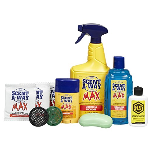 Hunters Specialties Scent-A-Way 07736 Max Odorless Kit (10 Piece)