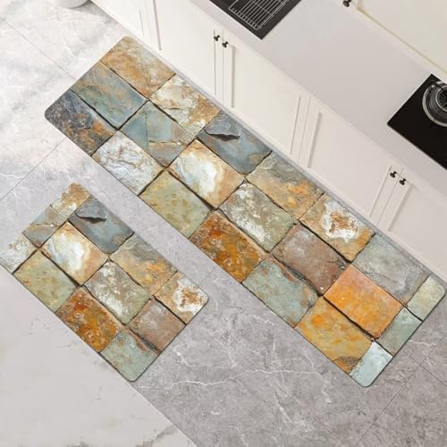Tapis cuisine absorbant grand format 120x360 lavable en machine - 2