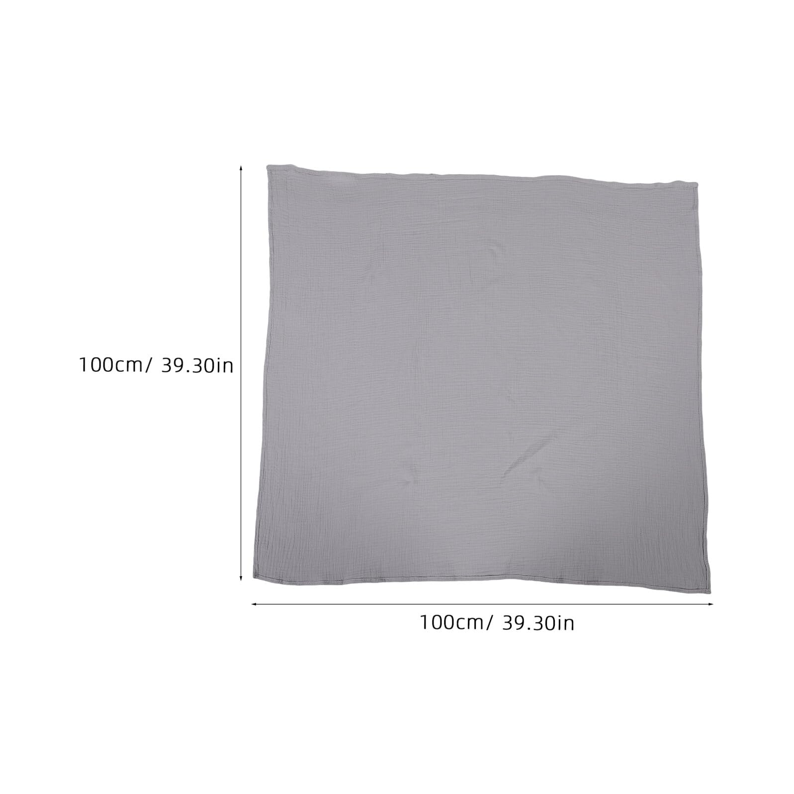 Mikikit Juego de 3 Mantas Envolventes para Recién Nacido de 100X100 CM Manta Infantil Transpirable de Hilo para Arrullo Seguro y Uso en Guardería y Hora de Dormir