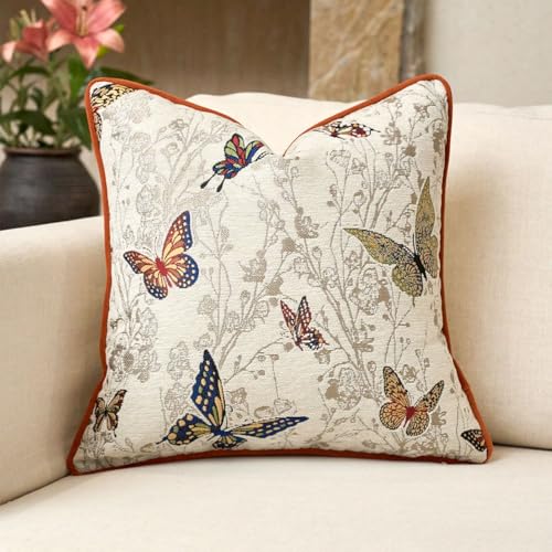 Housses de coussin bohème 45,7x45,7 cm multicolores pour salon rétro
