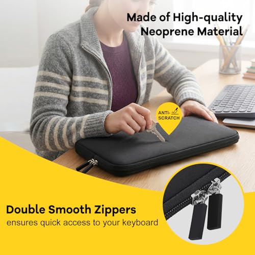Funda protectora para teclado Logitech K380, negra miniatura 4