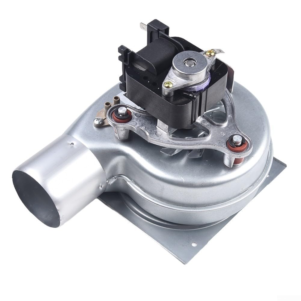 Ventilador de chimenea 35W 220V Resistencia a altas temperaturas Bajo ruido 2000 RPM Ventilador de repuesto de hierro para estufa, motor de horno, ventilador de caldera
