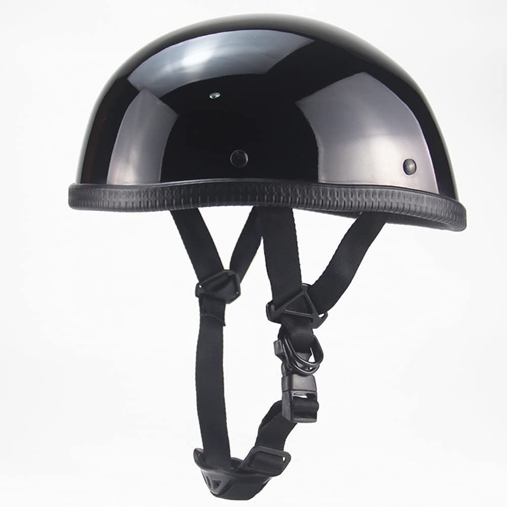 Hat Helmet Motorcycle SOA Beanie Half Helmet - Novelty Skull Cap Motorcycle Helmet Flat Black Motorcycle Beanie Helmets