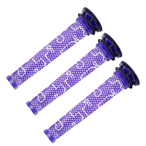ARyee Washable Pre Filter Compatible with Dyson SV03 SV05 SV06 DC58 DC59 DC61 Vacuum Cleaner(3 Pack)