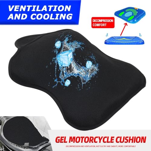 Housse de coussin de siège en gel moto pour voyage et road trip en BMW R1200GS - 3