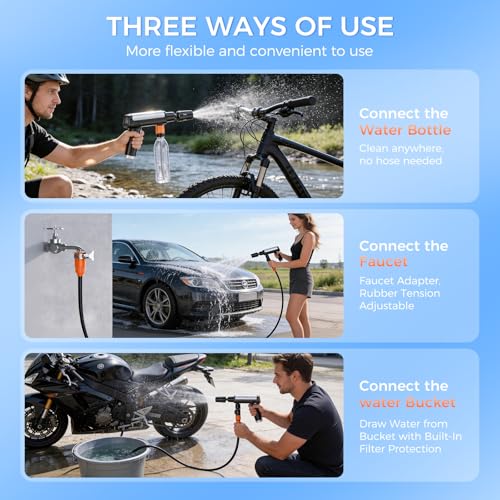 Portable Power Washer Battery Operated