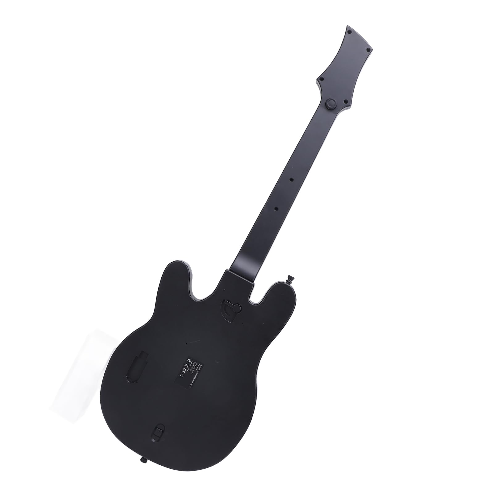 Chitarra da Gioco Wireless con Cursore Al Collo Sensibile Al Tocco con Luce RGB, Controller per Chitarra in modalità Multiplayer, Lunghe Ore di Lavoro, Materiale ABS Bianco (31,8x10x1,8