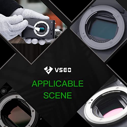 VSGO Micro Cuatro Tercios 4/3 Sensor de limpieza Hisopos 12pcs para cámaras DSLR (V-S01-E) - imagen 7