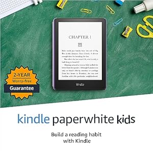 Kindle Paperwhite Kids – kids read, on average, more than an hour a day with their Kindle, 16 GB, Robot Dreams