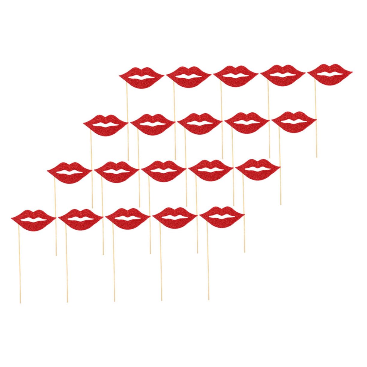 100pezzi Accessori Per Photo Booth Forma Di Labbra Prop Divertenti Per Feste Matrimonio e Compleanni Atmosfera Creativa Per Ogni Evento